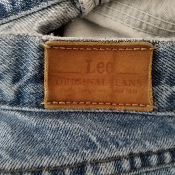 LEE 80's Vintage Loose Grunge Denim Blue Jeans - Picture 8 of 8